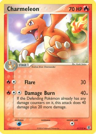 Charmeleon 031/112  FireRed & LeafGreen - Uncommon