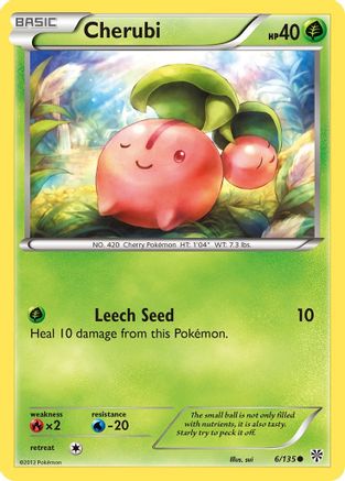 Cherubi 006  - Reverse Holofoil Plasma Storm - Common