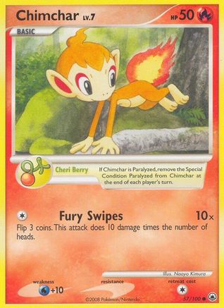 Chimchar (57) 057  Majestic Dawn - Common