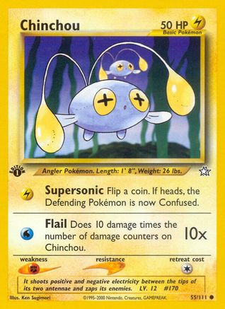 Chinchou 055/111  - Unlimited Neo Genesis - Common