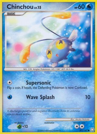 Chinchou (87) 087  Legends Awakened - Common
