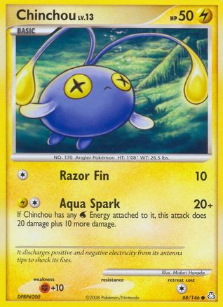 Chinchou (88) 088  Legends Awakened - Common
