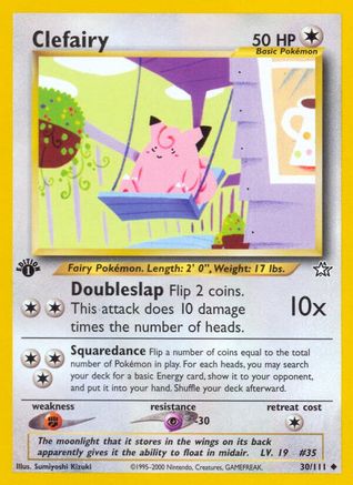 Clefairy 030/111  - 1st Edition Neo Genesis - Uncommon