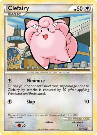 Clefairy 060  HeartGold SoulSilver - Common