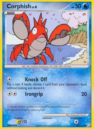 Corphish 089  - Reverse Holofoil Legends Awakened - Common