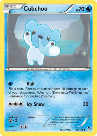 Cubchoo 040  Plasma Storm - Common