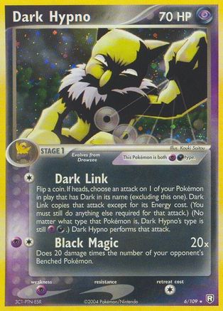 Dark Hypno 006  - Reverse Holofoil Team Rocket Returns - Holo Rare
