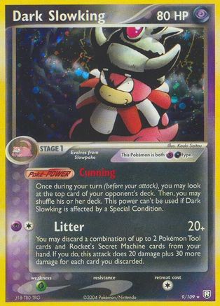 Dark Slowking 009  - Reverse Holofoil Team Rocket Returns - Holo Rare
