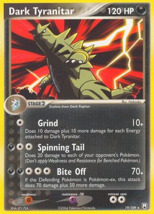 Dark Tyranitar 019/109  - Reverse Holofoil Team Rocket Returns - Rare