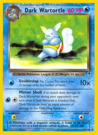 Dark Wartortle 039/105  - Reverse Holofoil Legendary Collection - Uncommon