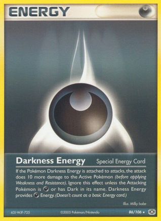 Darkness Energy (Special) 086  Emerald - Rare