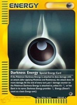 Darkness Energy 158  - Reverse Holofoil Expedition - Rare