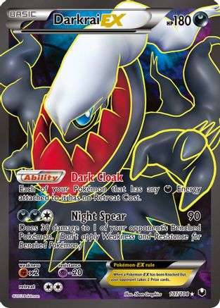 Darkrai EX (107 Full Art) 107  - Holofoil Dark Explorers - Ultra Rare