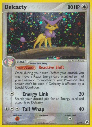 Delcatty 004  - Reverse Holofoil Legend Maker - Holo Rare