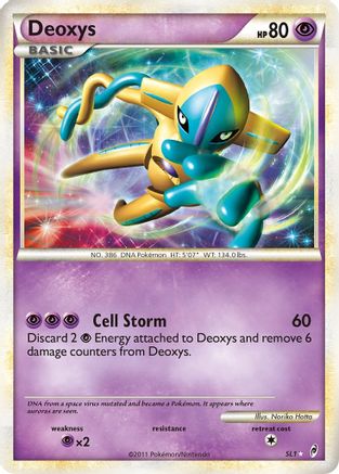 Deoxys (Shiny) SL1  - Holofoil Call of Legends - Shiny Holo Rare