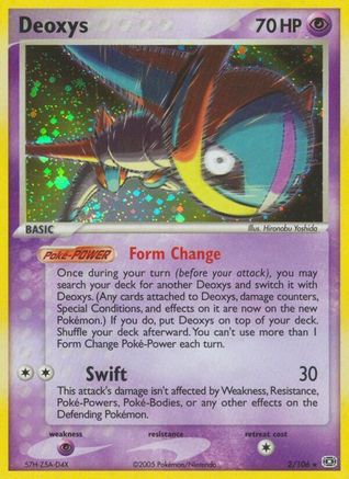 Deoxys (Speed Forme) 002  Emerald - Holo Rare