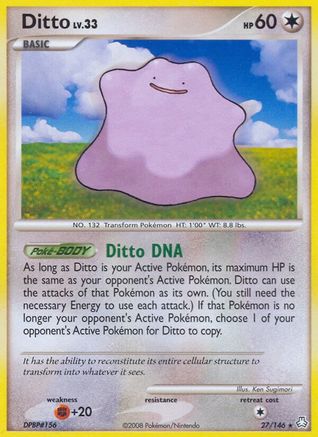 Ditto 027  - Reverse Holofoil Legends Awakened - Rare