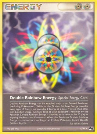 Double Rainbow Energy 004  - Holofoil POP Series 5 - Rare