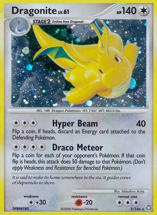 Dragonite 002  - Holofoil Legends Awakened - Holo Rare