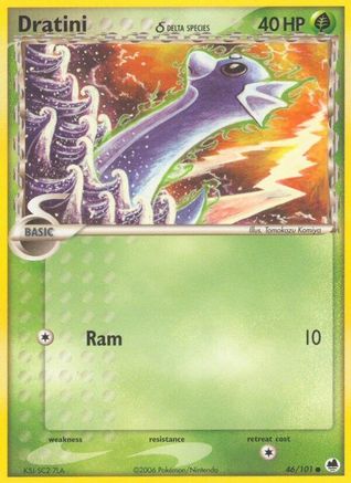 Dratini (Delta Species) 046/101  Dragon Frontiers - Common