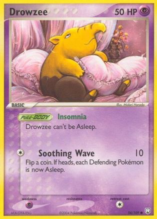 Drowzee 054/109  - Reverse Holofoil Team Rocket Returns - Common