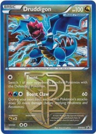 Druddigon (Team Plasma) BW80  - Holofoil Black and White Promos - Promo