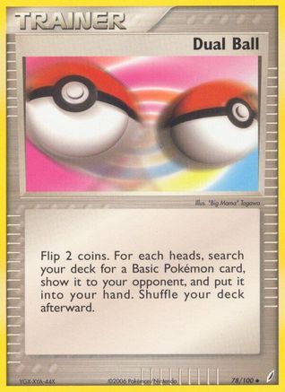 Dual Ball 078/100  Crystal Guardians - Uncommon