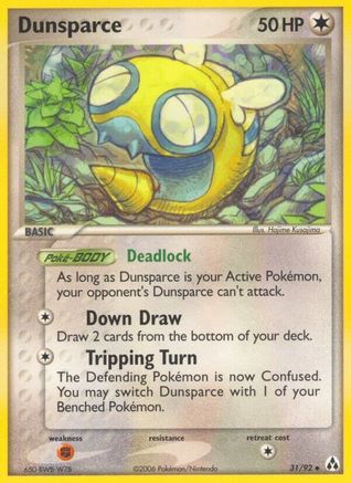 Dunsparce 031  - Reverse Holofoil Legend Maker - Uncommon