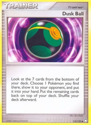 Dusk Ball 110/123  - Reverse Holofoil Mysterious Treasures - Uncommon