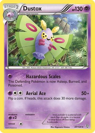 Dustox 047  - Reverse Holofoil Dragons Exalted - Rare