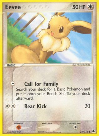 Eevee 069/113  Delta Species - Common