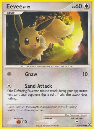 Eevee (63) 063/100  Majestic Dawn - Common
