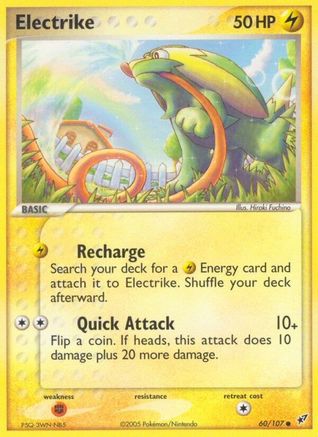 Electrike 060/107  - Reverse Holofoil Deoxys - Common
