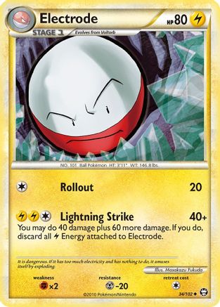 Electrode 034  - Reverse Holofoil Triumphant - Uncommon