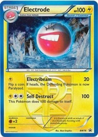 Electrode (Team Plasma) BW76  - Holofoil Black and White Promos - Promo