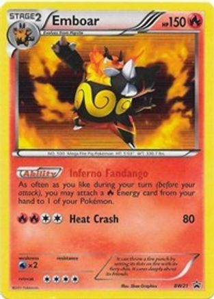 Emboar BW21  - Holofoil Black and White Promos - Promo