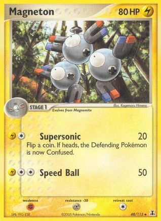 Magneton 048  - Reverse Holofoil Delta Species - Uncommon