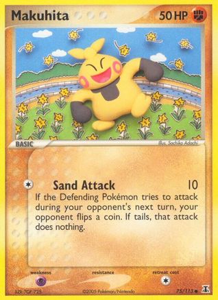 Makuhita 075/113  - Reverse Holofoil Delta Species - Common