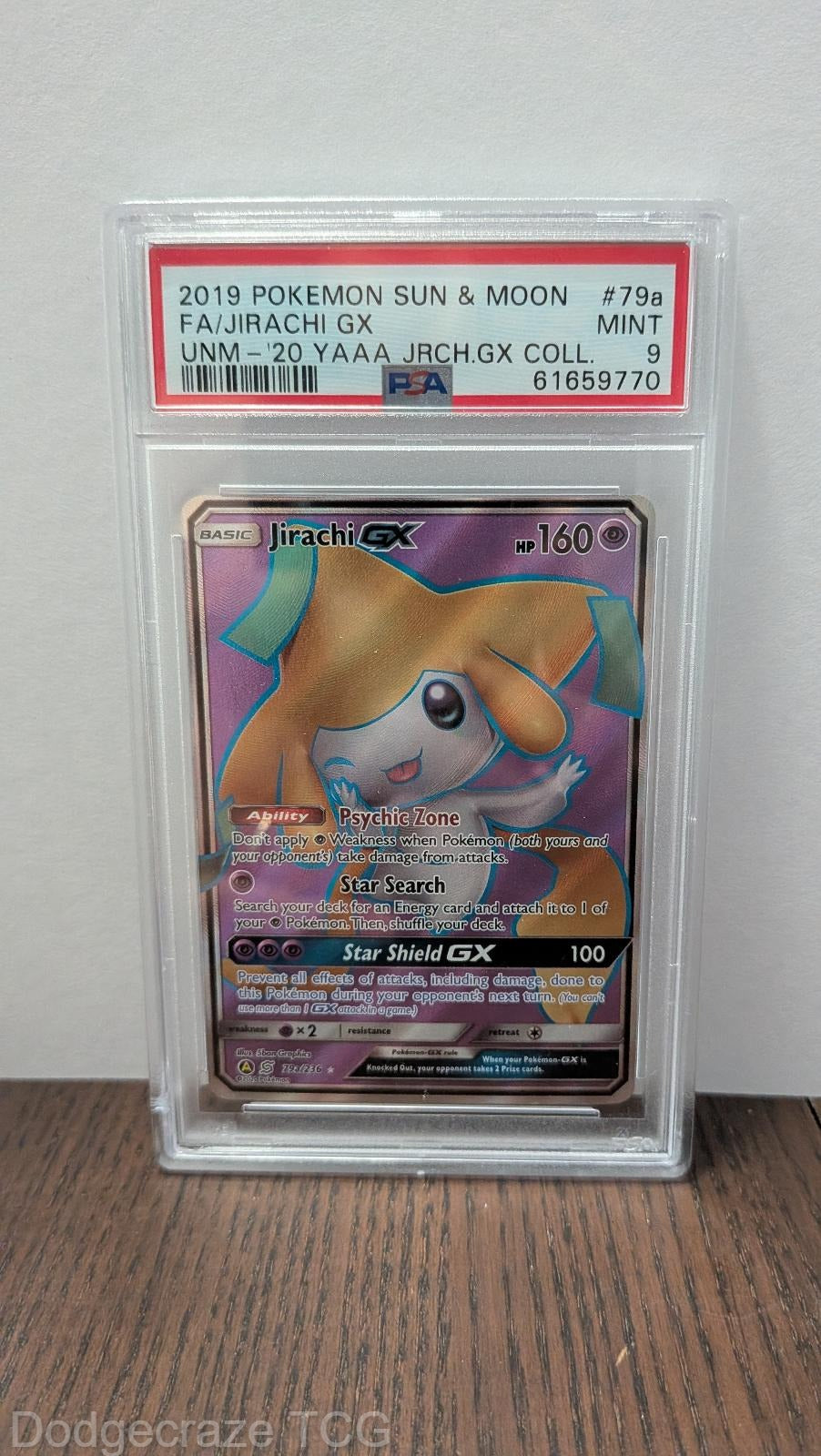 2019 Pokemon Jirachi Gx 2020 Yellow A Alternate Art Collection 79a/236 PSA 9