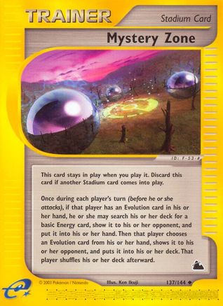 Mystery Zone 137  Skyridge - Uncommon