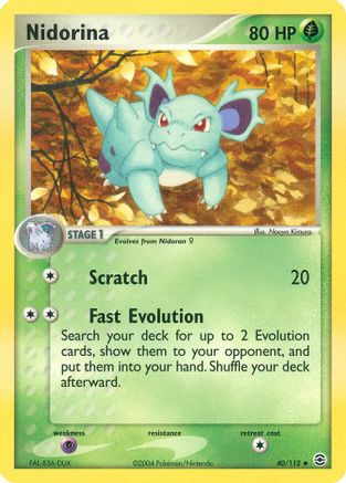 Nidorina 040  FireRed & LeafGreen - Uncommon