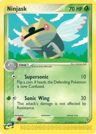 Ninjask 038/97  Dragon - Uncommon