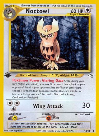 Noctowl 042/111  - Unlimited Neo Genesis - Uncommon