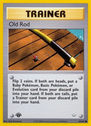 Old Rod 064/64  - Unlimited Neo Revelation - Common