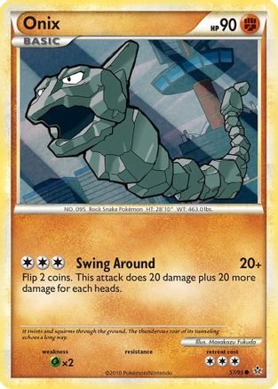 Onix (57) 057  - Reverse Holofoil Unleashed - Common