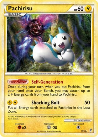 Pachirisu 018/95  - Holofoil Call of Legends - Holo Rare