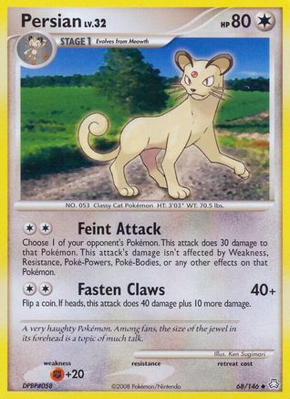 Persian 068  - Reverse Holofoil Legends Awakened - Uncommon