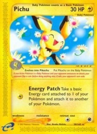 Pichu (58) 058  Expedition - Rare