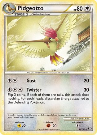 Pidgeotto 047  Triumphant - Uncommon