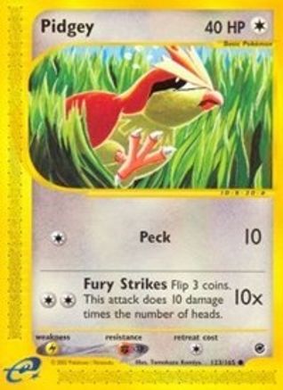 Pidgey 123  Expedition - Common